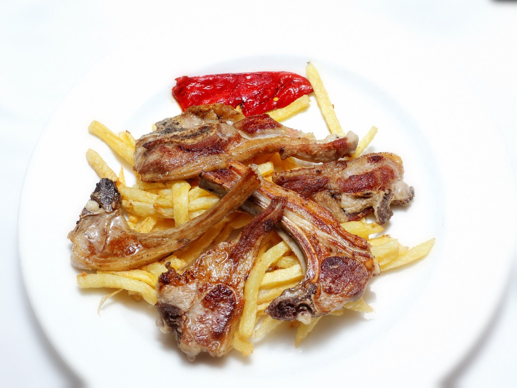Costillas brasa de Ternasco de Aragón